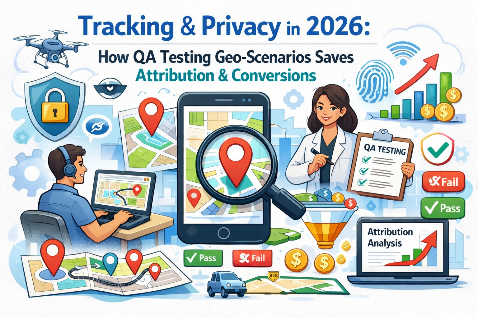 Трекінг і приватність у 2026: QA‑перевірка гео‑сценаріїв для атрибуції та конверсій