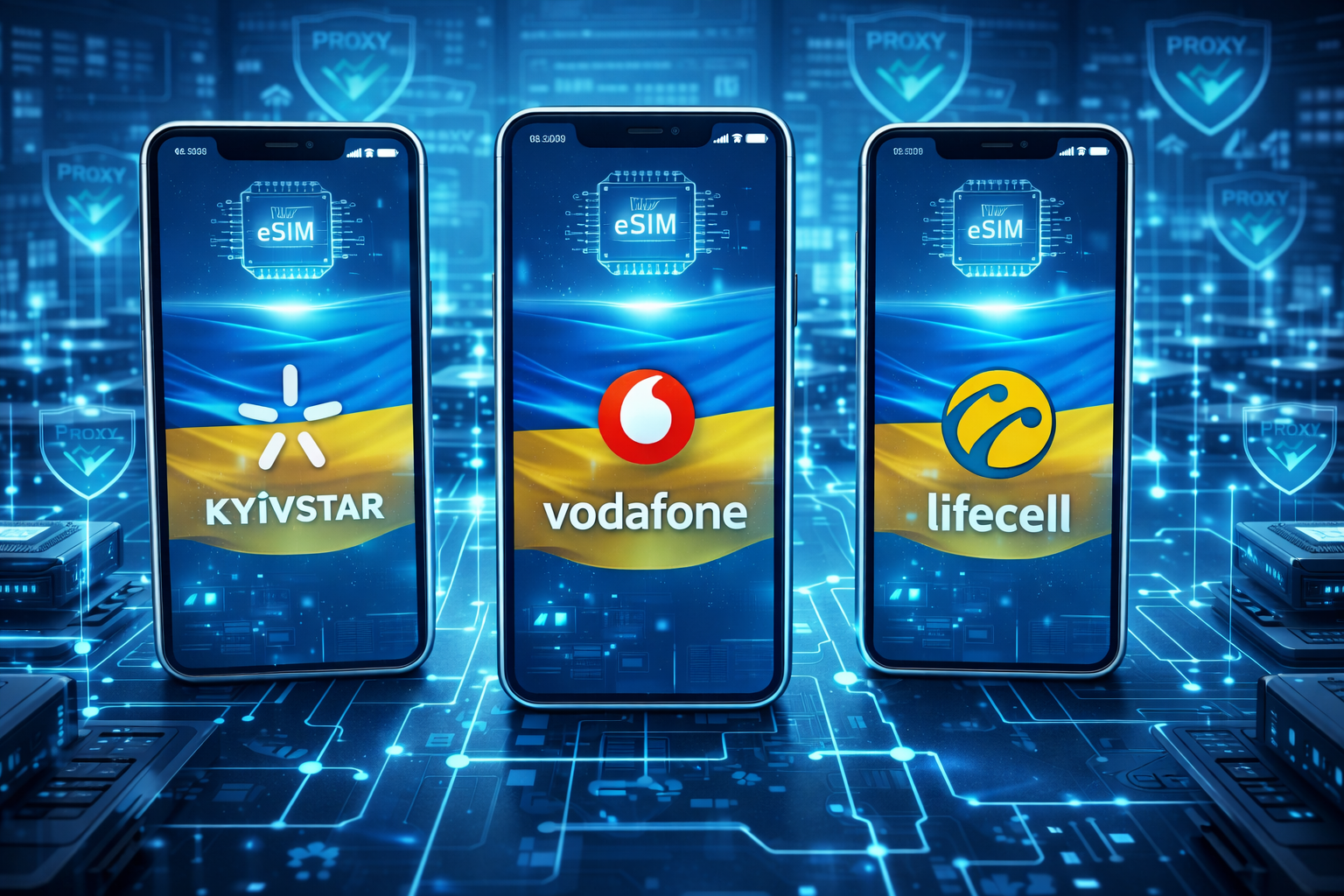Оператор для мобільних проксі в Україні: Kyivstar, Vodafone чи lifecell